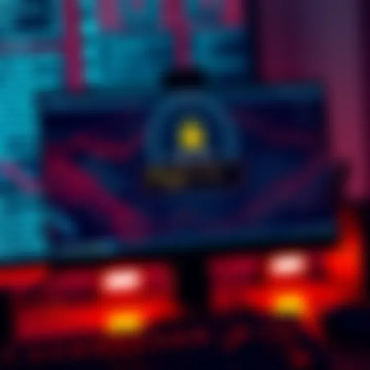 A computer screen displaying the Ledger Wallet app while a security warning appears, indicating a cyber attack
