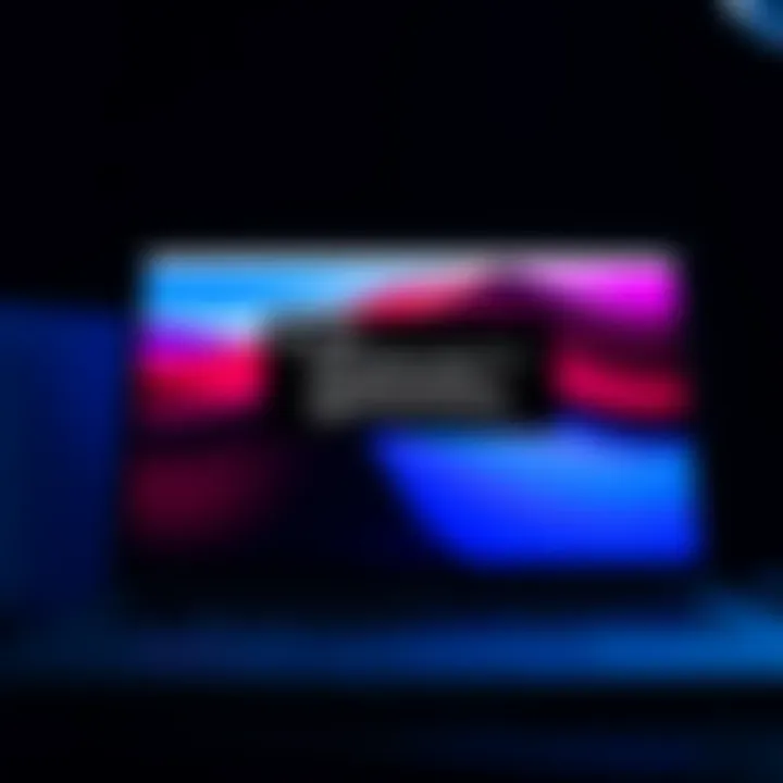 A MacBook screen displaying an error message from the Ledger Wallet app during an update process.