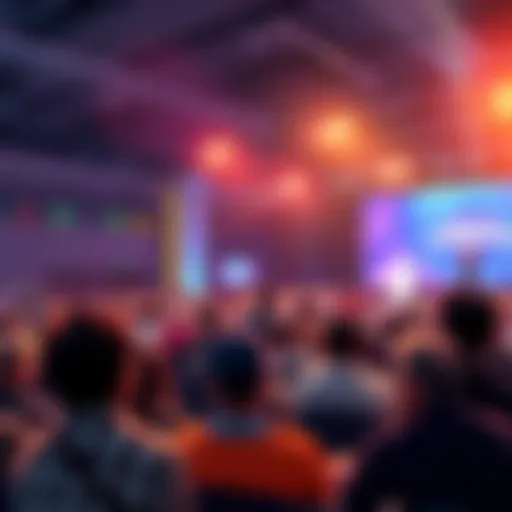 Leemon speaking at Consensus 2025 conference with an audience