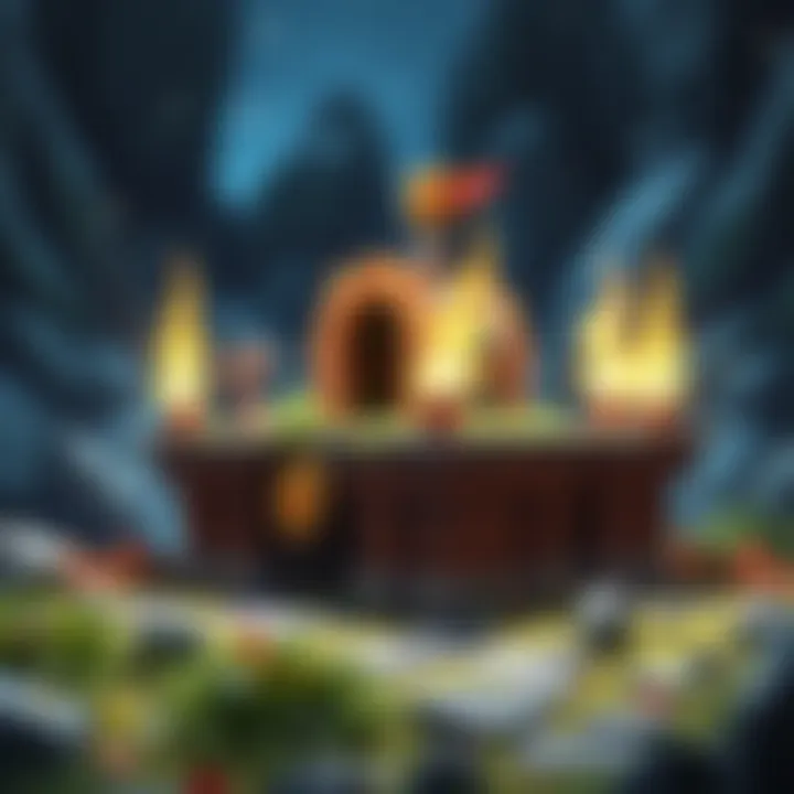 A player applying a legendary upgrade to their plot after winning a ladder challenge, showcasing gameplay enhancements.