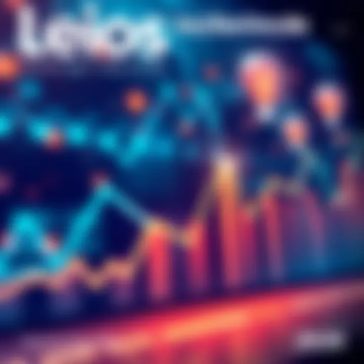 Cover illustration showing trends and insights from Input Output Group with a graph and lightbulb icons