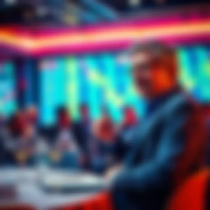 Leonardo Mondaine Discusses DeFi Leonardo Mondaine speaking at a gathering about decentralized finance and on-chain revenue structuring.