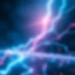 A visual representation showing the changes in the Lightning Network since 2019, depicting enterprise solutions and a decline in LApps usage with a digital theme.
