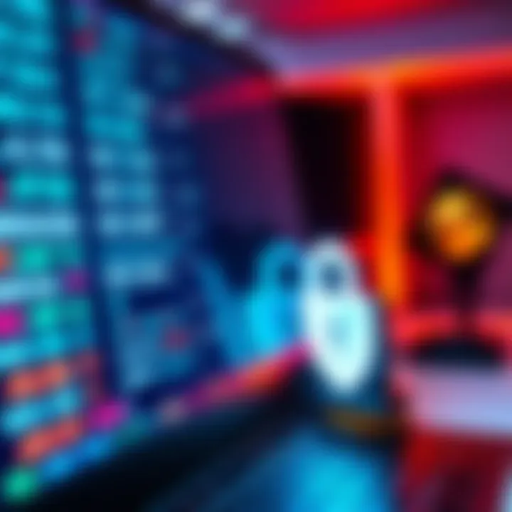 A computer screen displaying cryptocurrency addresses and security icons, symbolizing the connection to Copilot.