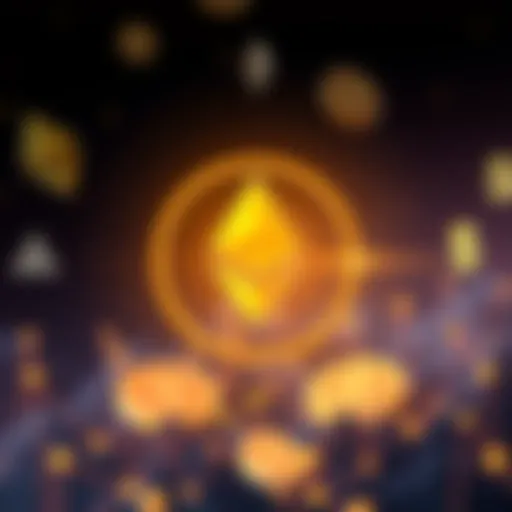Graphic showing Liquity V2 logo with background of Ethereum symbols and BOLD stablecoin imagery.