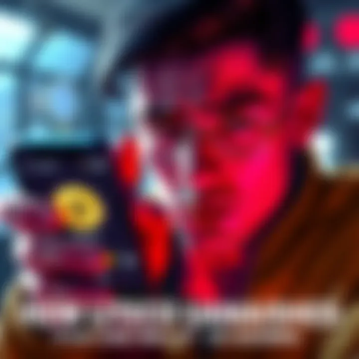 A worried user looking at a smartphone displaying a missing Litecoin transaction in the Cake wallet