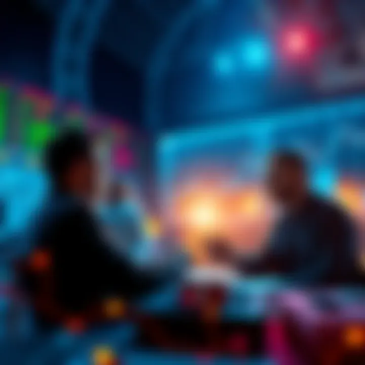 Traders sharing insights and discussing Litecoin market trends