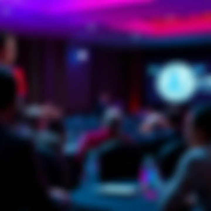 Litecoin's founder speaking at a conference about the risks of quantum attacks on Bitcoin holdings