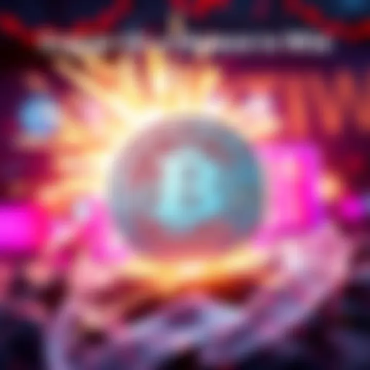 A vibrant graphic depicting Litecoin against a backdrop of excitement and engagement, symbolizing the chance to win through comments.