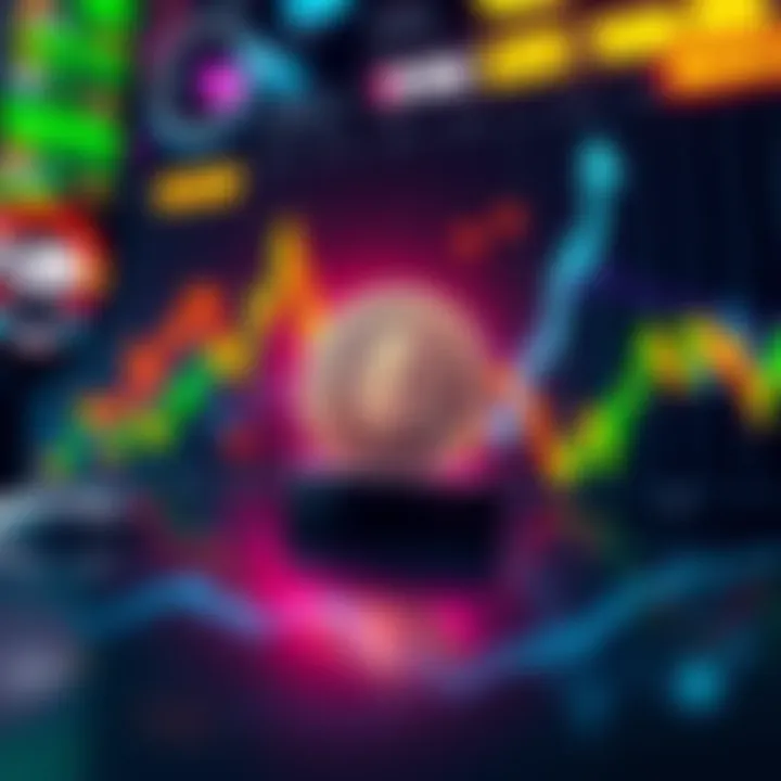 A visual representation of Litecoin's peak market performance, featuring a graph illustrating its rise to $400 and current trading trends.