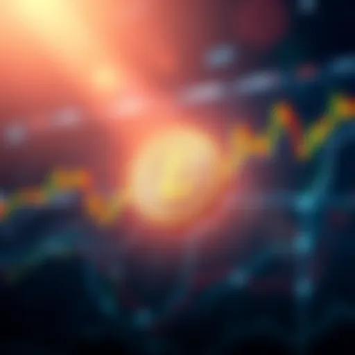 A chart showing Litecoin's price rising while other cryptocurrencies drop