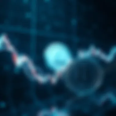 Graph showing Litecoin price rising with a halving event symbol in the background