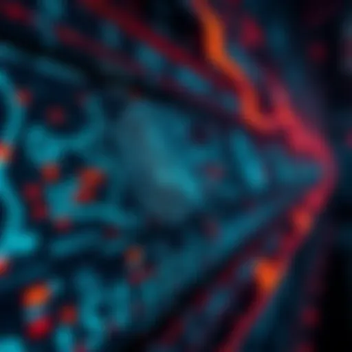 A visual representation of Litecoin's blockchain being reverted to address the MWEB exploit, showing a digital ledger with highlighted changes.