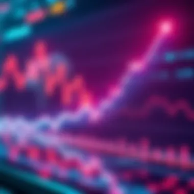 A graph showing a rising trend in Litecoin's value with bullish indicators