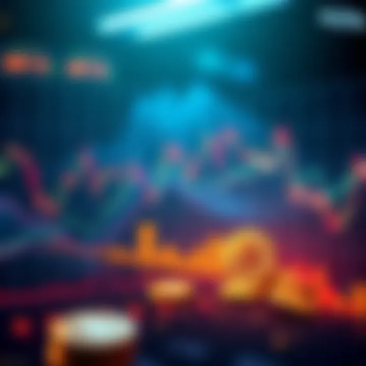 A chart showing Litecoin price trends and comparison with Bitcoin over time
