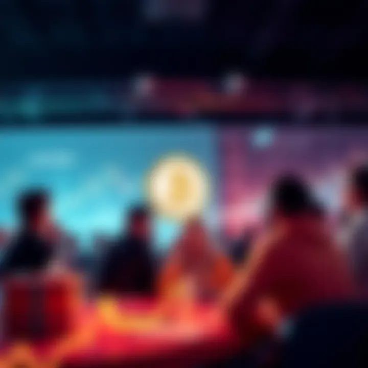 People sharing insights on Litecoin trading strategies and market trends during a Sunday discussion.