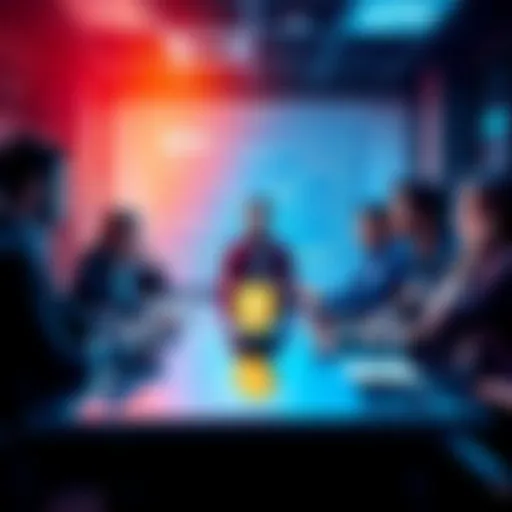 People engaging in a discussion about Litecoin trading strategies on a digital platform