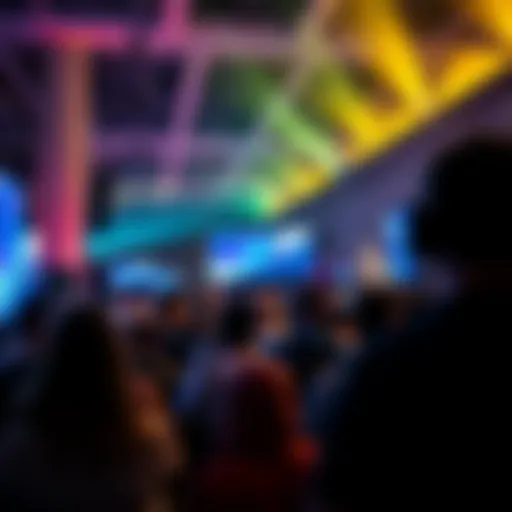 Crowd watching a live stream of the CT event at Consensus 2026 in Miami