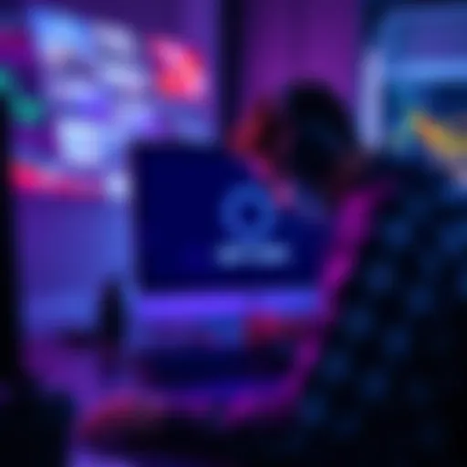 A user struggling with a loading screen on a computer while trying to access Defy Earn on USDC