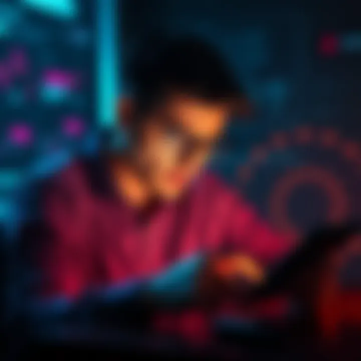 A person frustrated while trying to access their email on a new device due to a security issue.