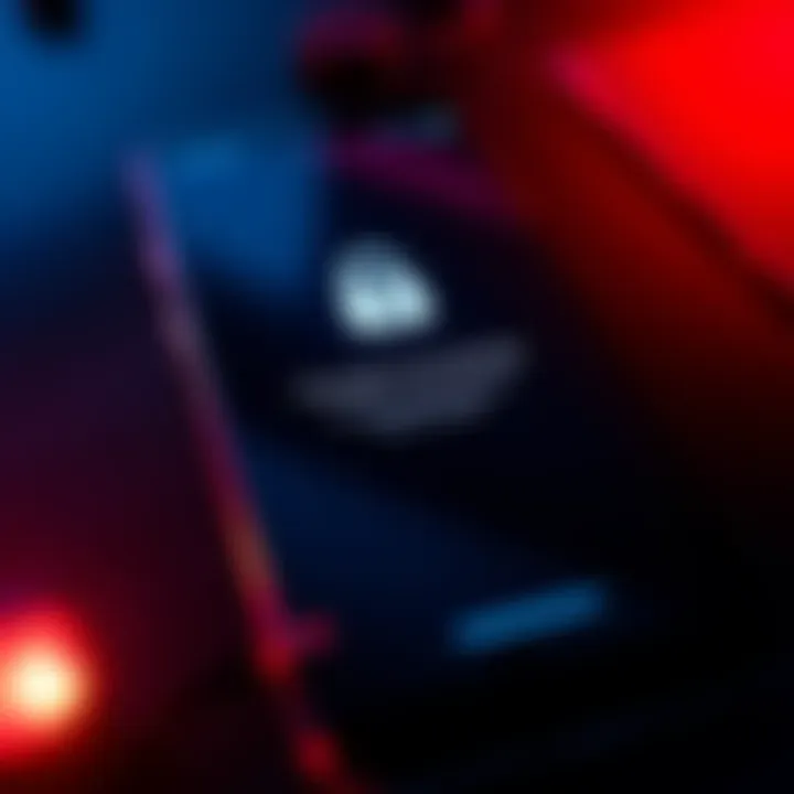 Locked phone with error message A smartphone displaying an error message and a lock icon, indicating access issues for the user.