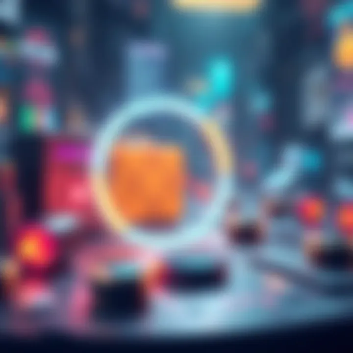 Illustration of LoopRing focusing on L2 network advancements with digital collectibles in view