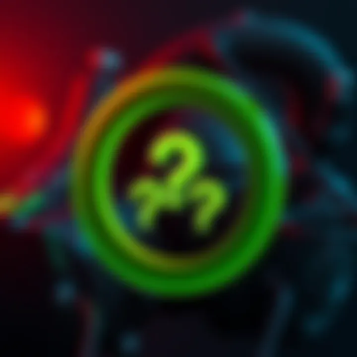 A visual representation of a Loopring logo with question marks, symbolizing uncertainty about the team's activity