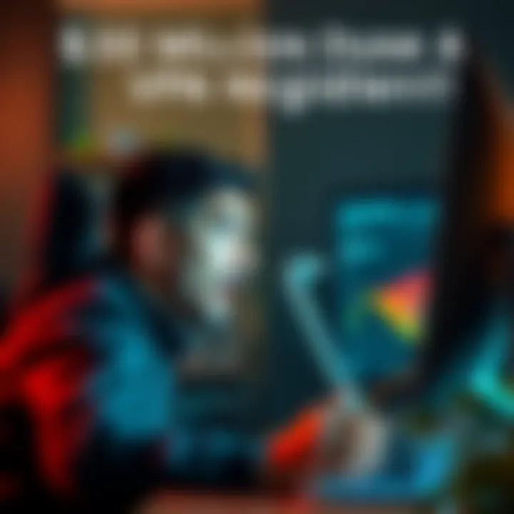 Individual losing money due to lack of VPN protection A person sitting in front of a computer with a shocked expression, symbolizing loss due to neglecting VPN use