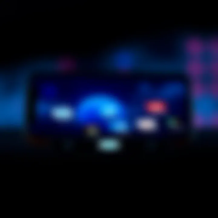 A smartphone screen showing empty app icons, representing lost applications after a phone upgrade.