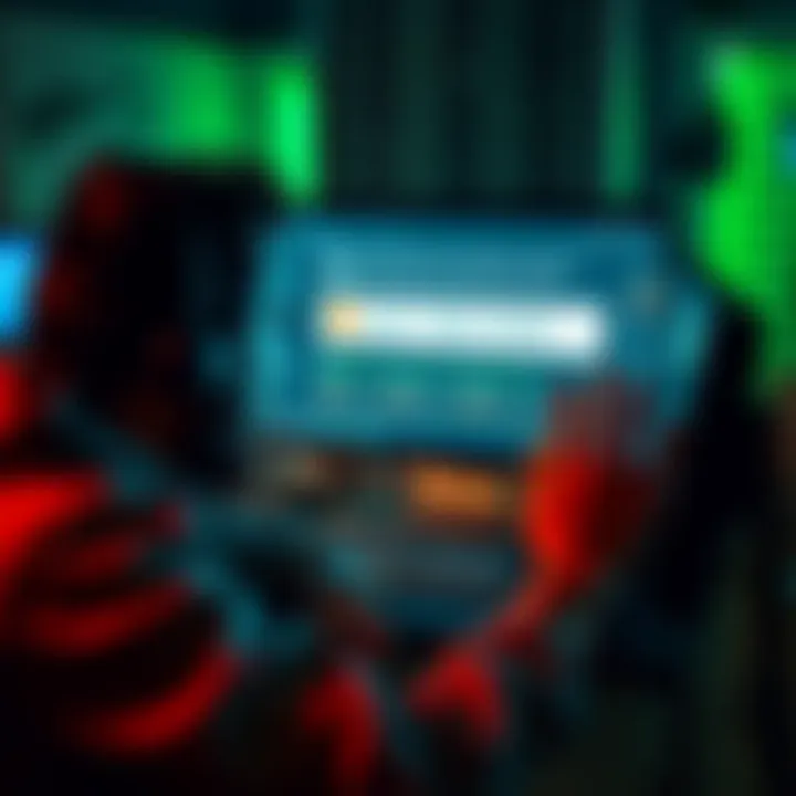 Lost Bitcoin Cash Recovery A user looks worried while checking a computer screen displaying incorrect Bitcoin Cash address formats, symbolizing the search for lost funds.