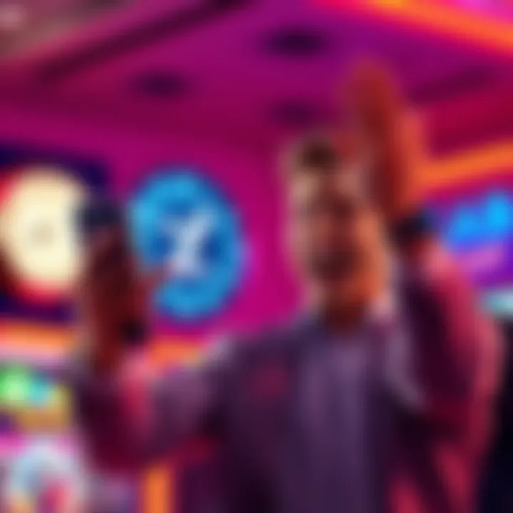 Lucky Boost Score A person excitedly celebrating after achieving a boost score just before it expired, showing a phone with the app open and a clock in the background