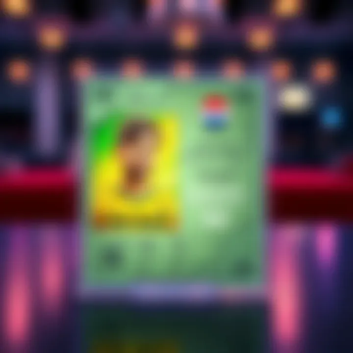 A close-up of a Luis Diaz 1/1000 special edition collectible card on a table, highlighting its unique design and features.