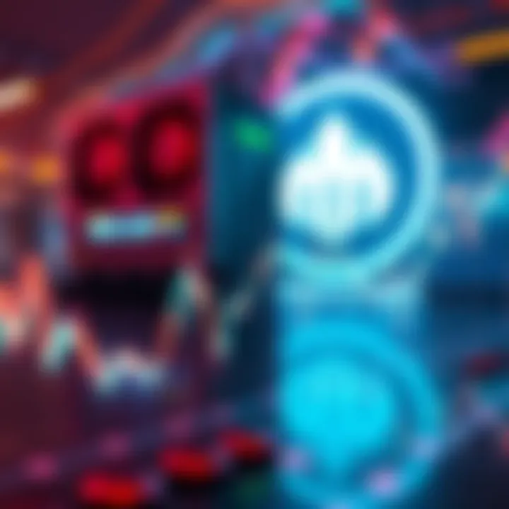 Graph showing updates on M2Pro and Neo miners with Moonchain logo in the background