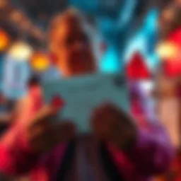 A person receiving a suspicious mail with warning signs about scams using personal order data
