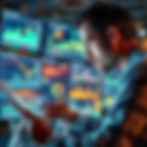 A person reviewing financial charts and graphs to evaluate their investment portfolio