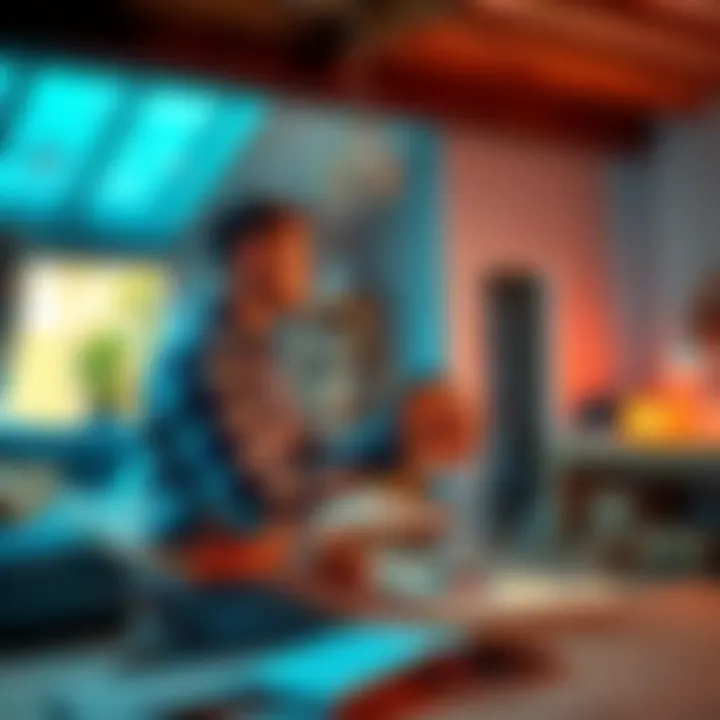 A man works on renovations to his house after selling Bitcoin, demonstrating his focus on improving his living space.