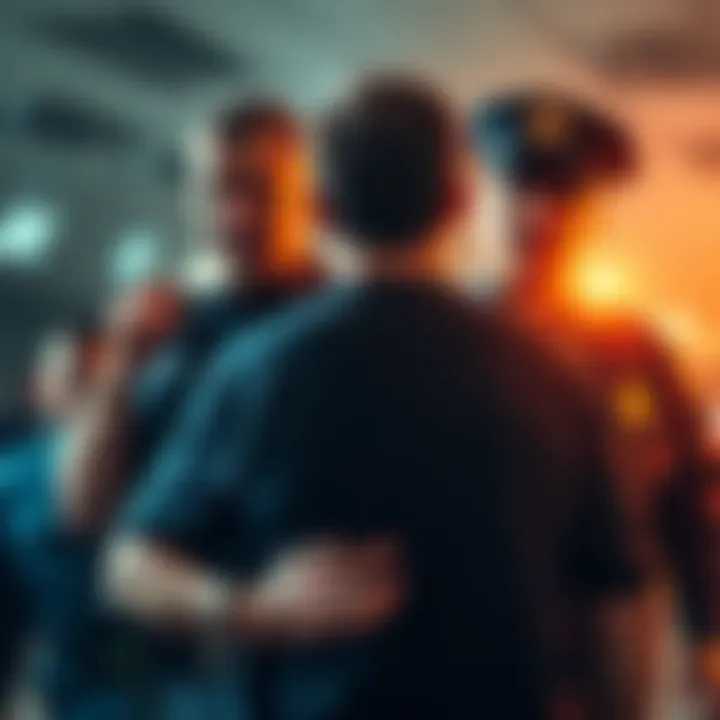 A Southern California man in handcuffs being escorted by police after his arrest for laundering cryptocurrency.