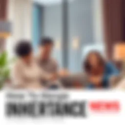 A family discussing financial plans after inheriting property in Jakarta