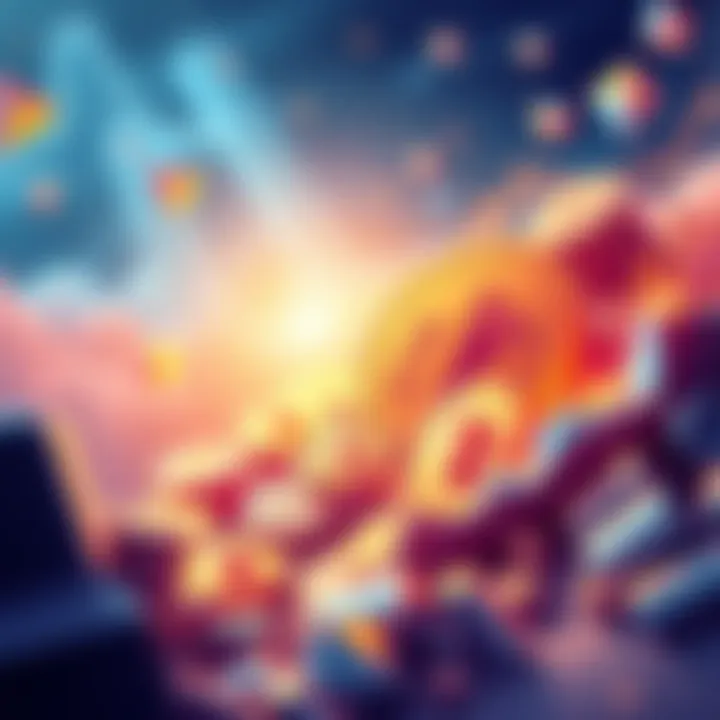 Illustration of a financial concept showing a 30,000 ETH lending proposal with AAVE tokens and digital currency elements, representing new strategies in DeFi.