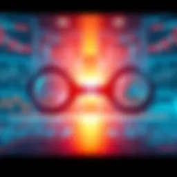 A comparison of manual swapping and automated solutions in decentralized finance, showing charts and graphs that represent different approaches to cross-chain transactions.