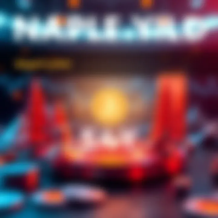 An infographic showcasing Maple's Bitcoin yield product with visuals of 5% APY and elements representing transparency and safety in crypto investments.