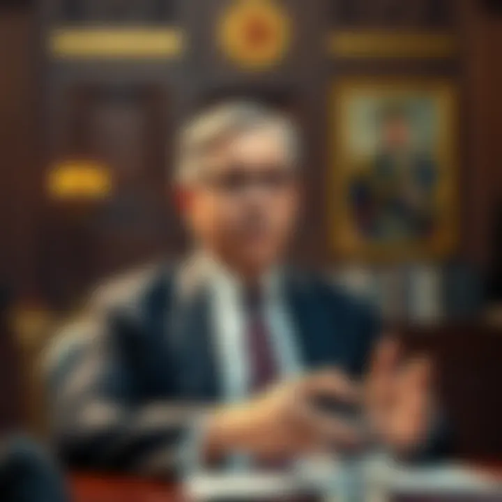 Mark Carney in a formal setting discussing Bitcoin and its potential impact on Canadian politics