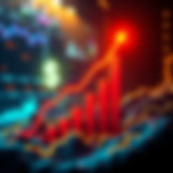 A graphic showing a rising market cap chart with a dollar sign, indicating significant financial growth and investor interest.