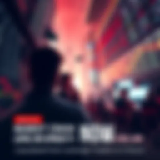 A visual representation of a stock market crash with falling graphs and worried traders, highlighting the significant losses in leverage trading.