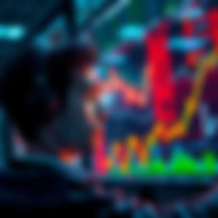 A person looking at stock market charts with a confused expression, reflecting on the volatility and uncertainty in the market