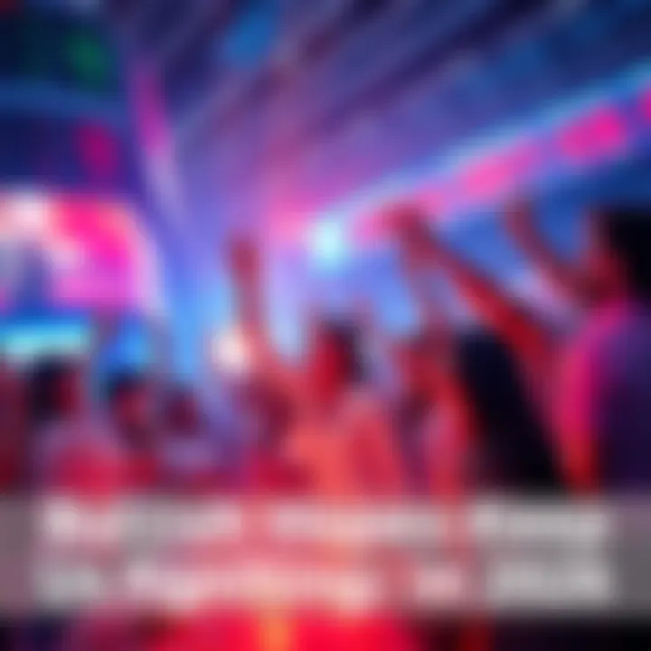 People celebrating and discussing positive market trends and hopes for success in a bullish week ahead.