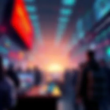 People engaging with the BitMart Prediction Market to make financial forecasts and earn rewards