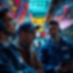 Traders looking anxious as stock charts display sudden drops and rises.