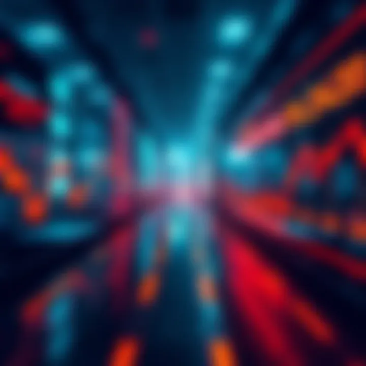 Visual representation of market trends indicating a potential reversal with negative funding signals and short positions.