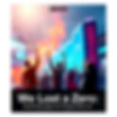 A graph showing a significant rise in stock prices, with a group of people celebrating in the background, expressing renewed hope and excitement in the markets.